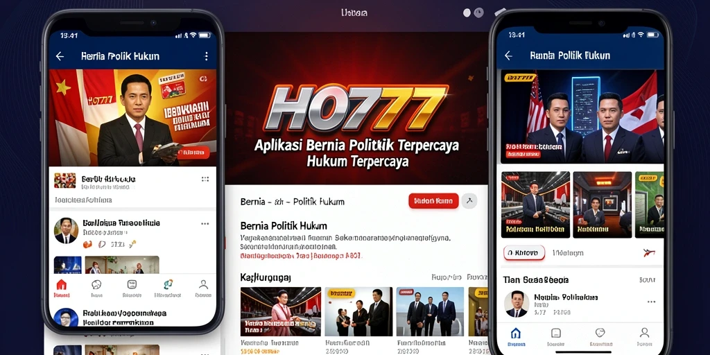 Tampilan antarmuka aplikasi HO777 yang menarik dan informatif.