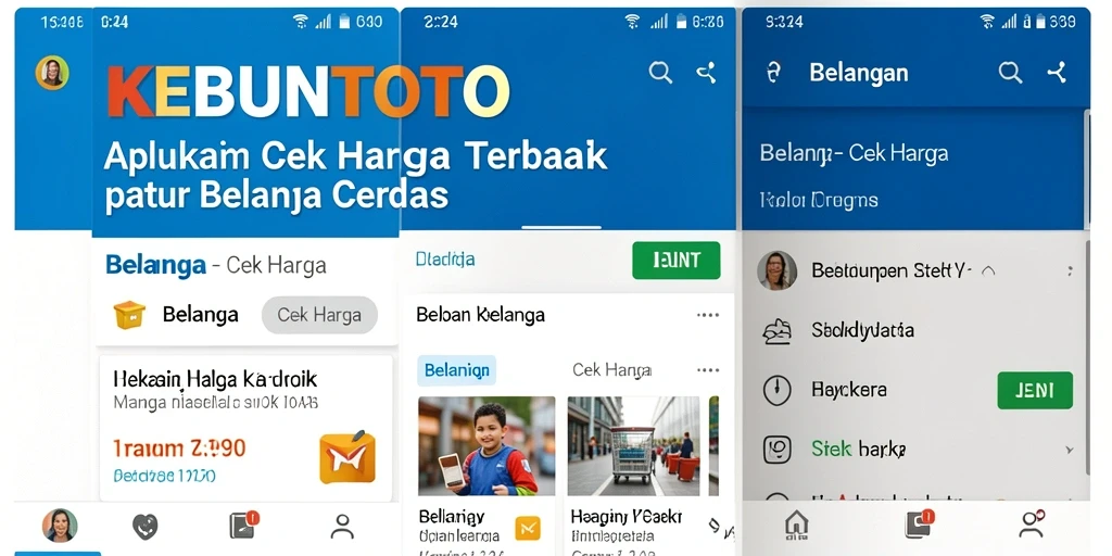 Screenshot utama aplikasi KEBUNTOTO dengan tampilan fungsi Cek Harga.