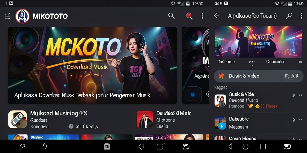 Tampilan antarmuka sederhana dan menarik dari MIKOTOTO.