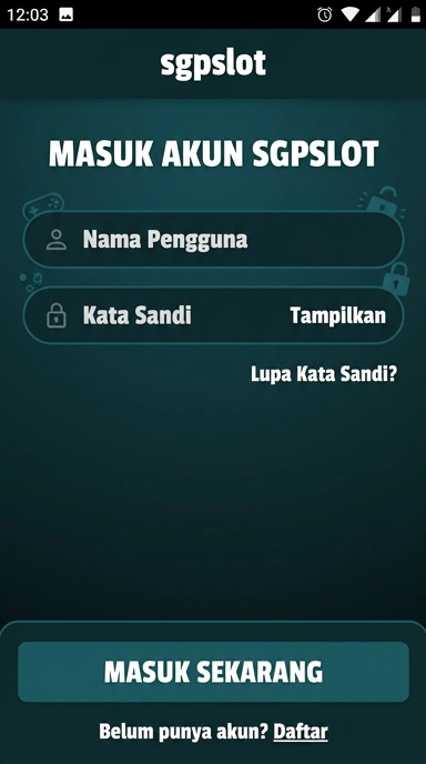 Panduan Masuk Akun sgpslot untuk Pengguna Android